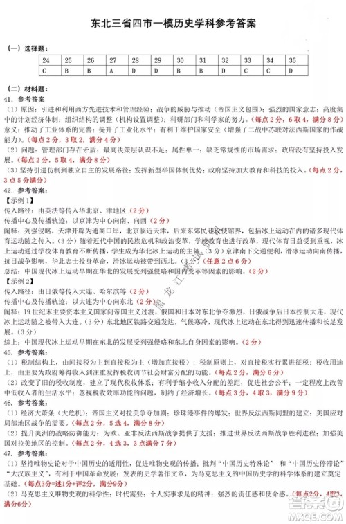 2022年东北三省四市教研联合体高考模拟试卷一文科综合试题及答案 2022年东北三省四市教研联合体高考模拟试卷一文科综合试题及答案