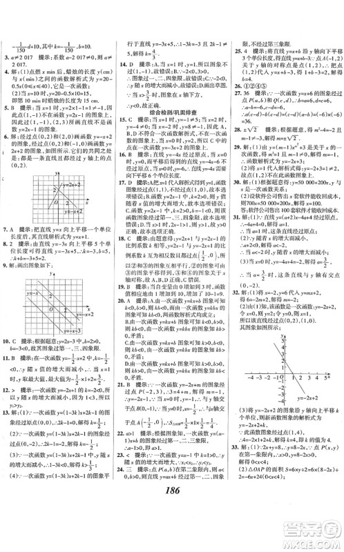 河北美术出版社2022全优课堂考点集训与满分备考八年级数学下册人教版答案 河北美术出版社2022全优课堂考点集训与满分备考八年级数学下册人教版答案