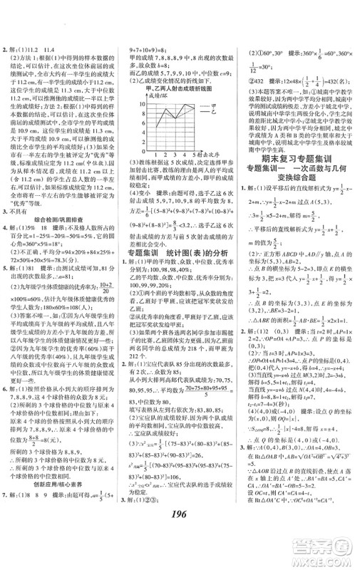 河北美术出版社2022全优课堂考点集训与满分备考八年级数学下册人教版答案 河北美术出版社2022全优课堂考点集训与满分备考八年级数学下册人教版答案