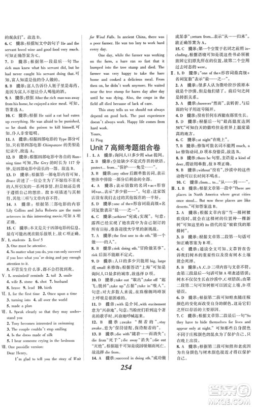 河北美术出版社2022全优课堂考点集训与满分备考八年级英语下册人教版答案 河北美术出版社2022全优课堂考点集训与满分备考八年级英语下册人教版答案