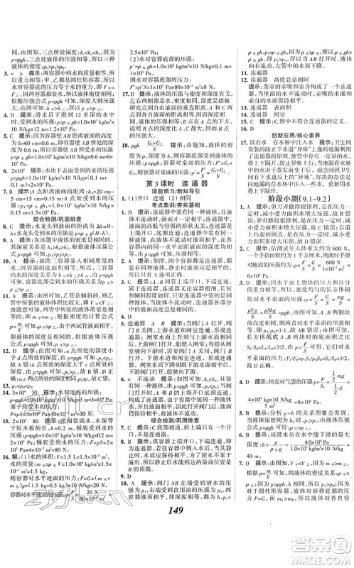 河北美术出版社2022全优课堂考点集训与满分备考八年级物理下册人教版答案 河北美术出版社2022全优课堂考点集训与满分备考八年级物理下册人教版答案