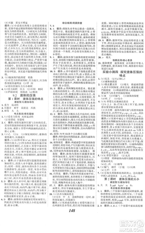 河北美术出版社2022全优课堂考点集训与满分备考八年级物理下册人教版答案 河北美术出版社2022全优课堂考点集训与满分备考八年级物理下册人教版答案