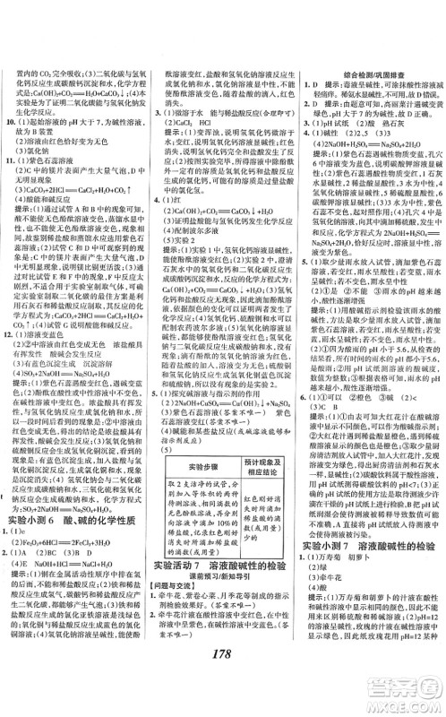 河北美术出版社2022全优课堂考点集训与满分备考九年级化学下册人教版答案 河北美术出版社2022全优课堂考点集训与满分备考九年级化学下册人教版答案