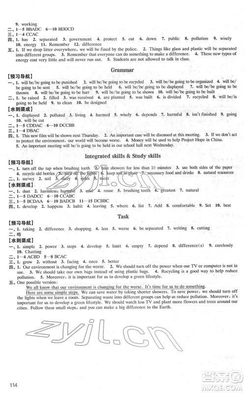 江苏凤凰教育出版社2022凤凰数字化导学稿八年级英语下册译林版答案 江苏凤凰教育出版社2022凤凰数字化导学稿八年级英语下册译林版答案