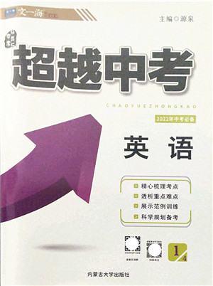 内蒙古大学出版社2022超越中考九年级英语下册人教版答案