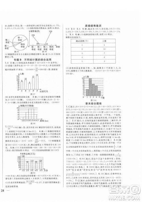 吉林人民出版社2022全科王同步课时练习数学七年级下册人教版答案