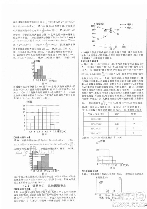 吉林人民出版社2022全科王同步课时练习数学七年级下册人教版答案