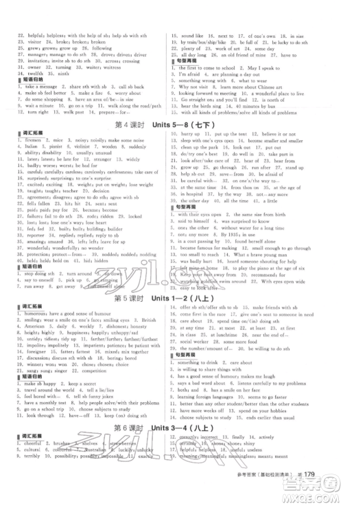 延边教育出版社2022全品中考复习方案听课手册英语通用版宿迁专版参考答案 延边教育出版社2022全品中考复习方案听课手册英语通用版宿迁专版参考答案
