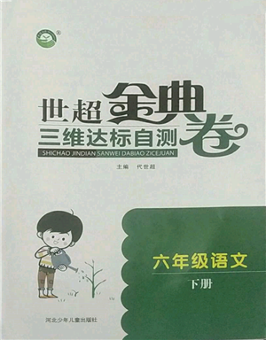 河北少年儿童出版社2022世超金典三维达标自测卷六年级下册语文人教版参考答案