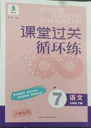 新疆建设兵团出版社2022课堂过关循环练语文七年级下册人教版济南专用答案