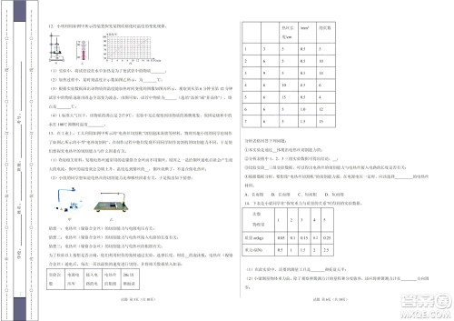 2022年中考考前最后一卷山西卷物理试题及答案