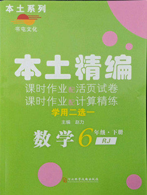 河北科学技术出版社2022本土精编数学六年级下册人教版答案