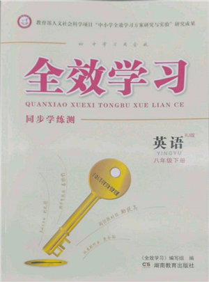 湖南教育出版社2022全效学习同步学练测八年级下册英语人教版参考答案