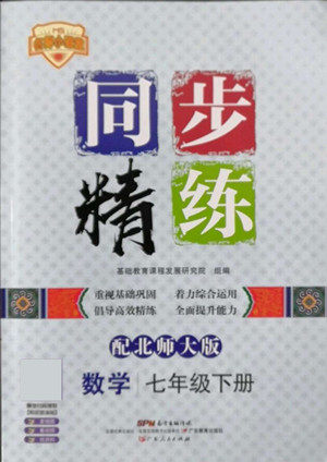 广东人民出版社2022同步精练数学七年级下册北师大版答案