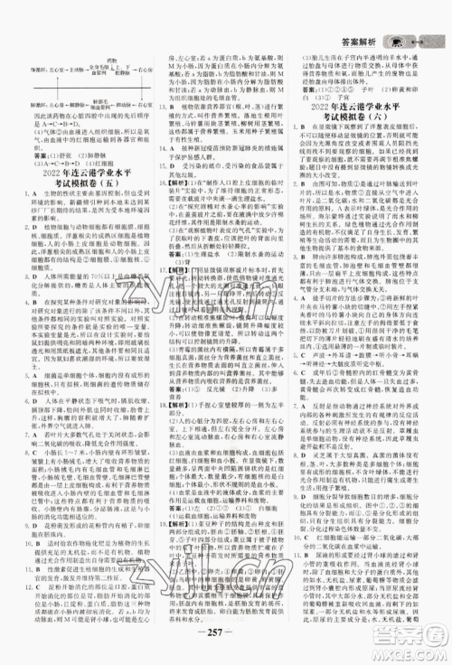 未来出版社2022世纪金榜初中全程复习方略生物通用版连云港专版参考答案 未来出版社2022世纪金榜初中全程复习方略生物通用版连云港专版参考答案
