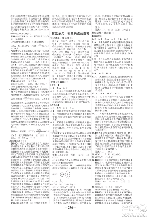延边大学出版社2022世纪金榜初中全程复习方略化学人教版柳州专版参考答案
