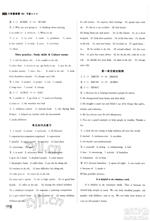 北方妇女儿童出版社2022胜券在握辽宁作业分层培优学案八年级下册英语沪教版参考答案 北方妇女儿童出版社2022胜券在握辽宁作业分层培优学案八年级下册英语沪教版参考答案