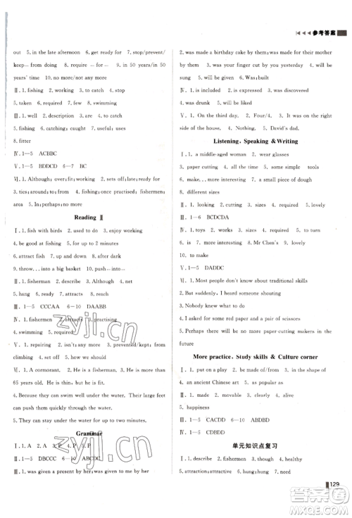 北方妇女儿童出版社2022胜券在握辽宁作业分层培优学案八年级下册英语沪教版参考答案 北方妇女儿童出版社2022胜券在握辽宁作业分层培优学案八年级下册英语沪教版参考答案