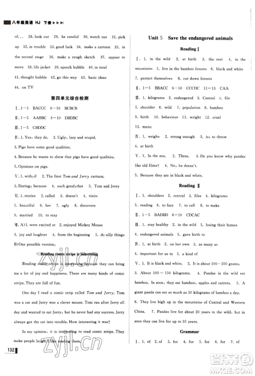 北方妇女儿童出版社2022胜券在握辽宁作业分层培优学案八年级下册英语沪教版参考答案 北方妇女儿童出版社2022胜券在握辽宁作业分层培优学案八年级下册英语沪教版参考答案