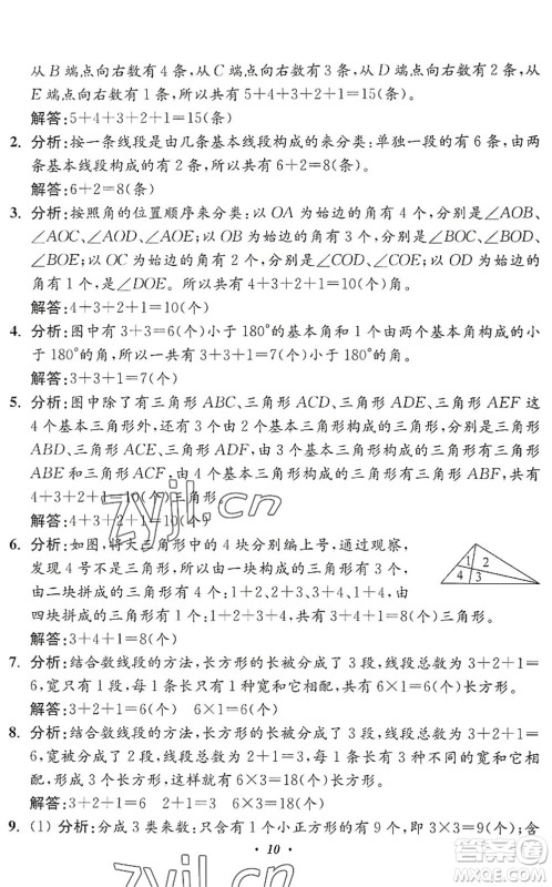 江苏凤凰美术出版社2022暑假培优衔接16讲2升3年级数学人教版答案 江苏凤凰美术出版社2022暑假培优衔接16讲2升3年级数学人教版答案