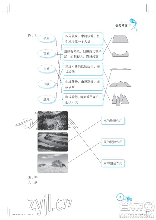 湖北教育出版社2022长江作业本课堂作业科学六年级下册鄂教版答案 湖北教育出版社2022长江作业本课堂作业科学六年级下册鄂教版答案