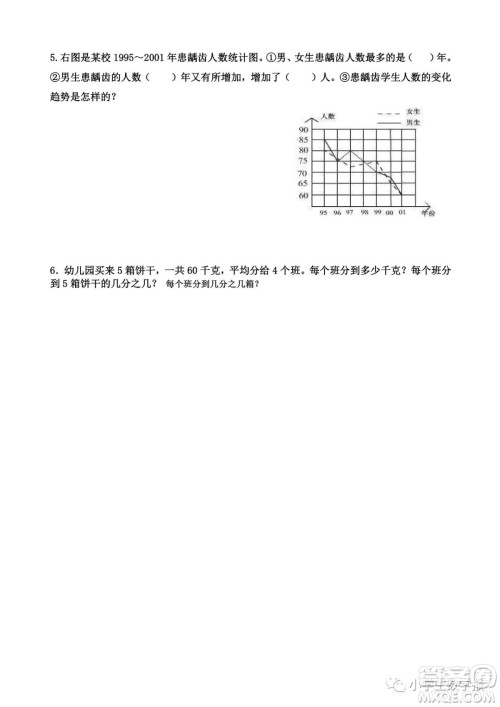 2022春小学生数学报五年级期末名校试卷答案