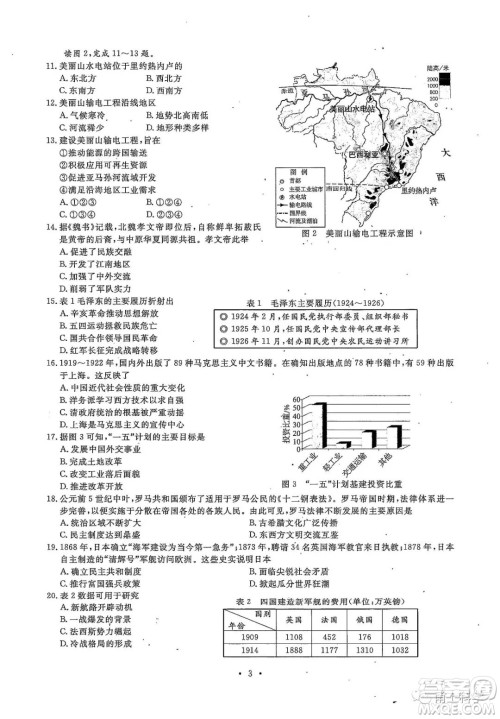 2022浙江省初中学业水平考试温州卷社会试题及答案