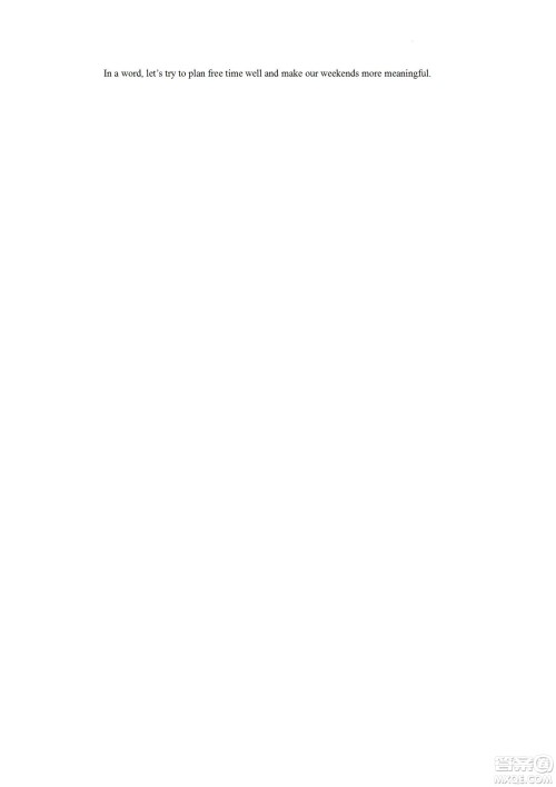 随州市2022年初中毕业升学考试英语试题及答案 随州市2022年初中毕业升学考试英语试题及答案