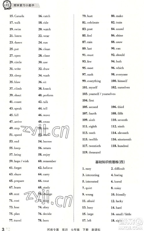 江西人民出版社2022王朝霞各地期末试卷精选七年级英语下册KB新课标版河南专版答案 江西人民出版社2022王朝霞各地期末试卷精选七年级英语下册KB新课标版河南专版答案