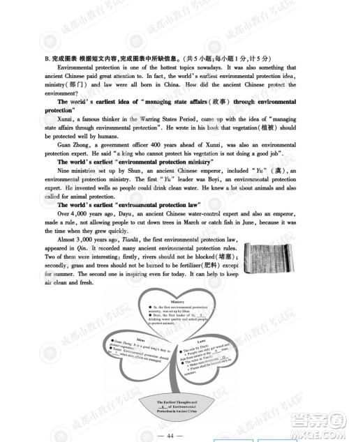 2022年成都中考真题英语试题及答案 2022年成都中考真题英语试题及答案