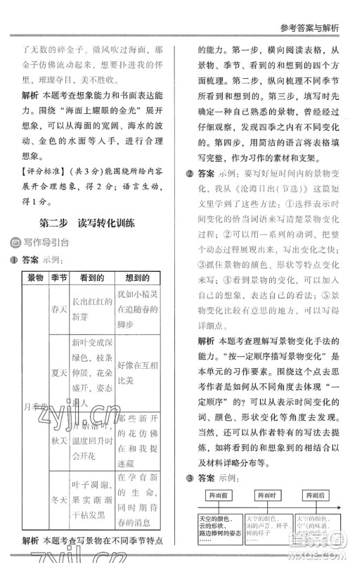湖南师范大学出版社2022木头马阅读力测评暑假读写辅导三年级语文通用版答案 湖南师范大学出版社2022木头马阅读力测评暑假读写辅导三年级语文通用版答案