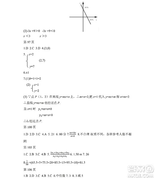 黑龙江少年儿童出版社2022Happy假日暑假八年级数学人教版答案