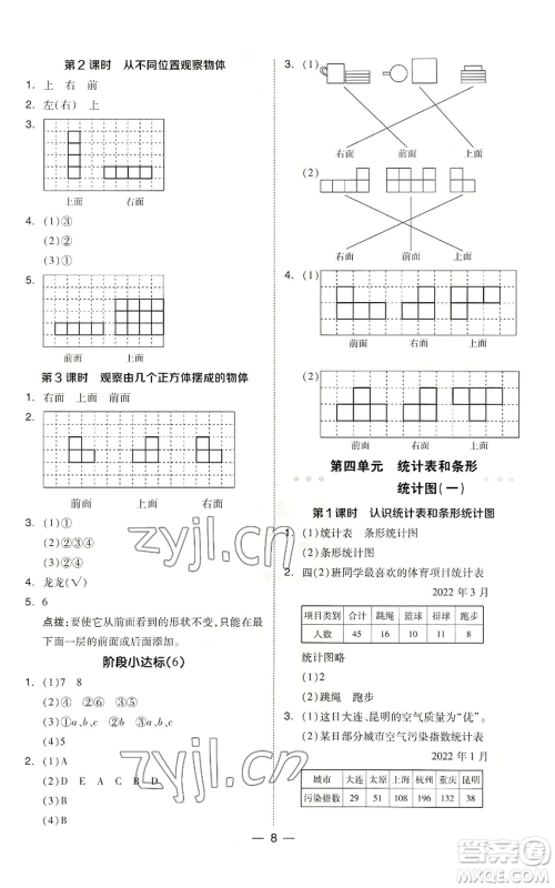 吉林教育出版社2022秋季综合应用创新题典中点四年级上册数学苏教版参考答案 吉林教育出版社2022秋季综合应用创新题典中点四年级上册数学苏教版参考答案