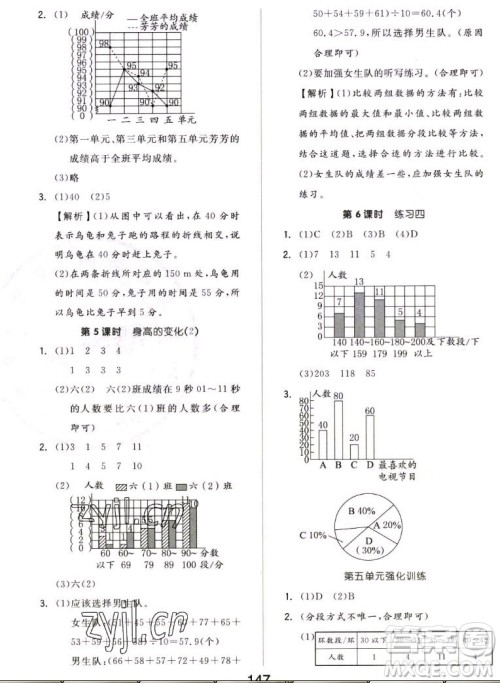 开明出版社2022全品学练考数学六年级上册北师版答案