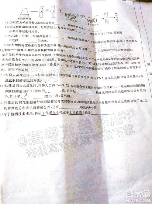 2023届贵州省金太阳高三年级联合考试理科综合试题及答案 2023届贵州省金太阳高三年级联合考试理科综合试题及答案