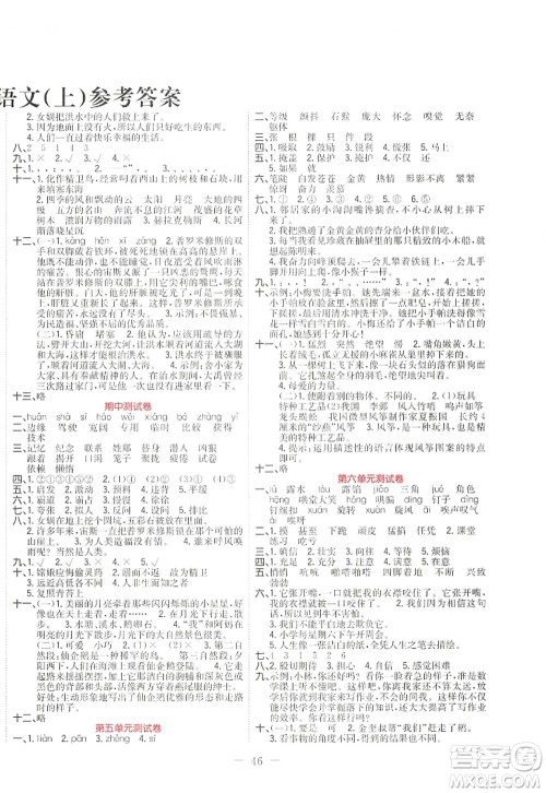 黑龙江教育出版社2022黄冈新课堂四年级语文上册RJ人教版答案 黑龙江教育出版社2022黄冈新课堂四年级语文上册RJ人教版答案