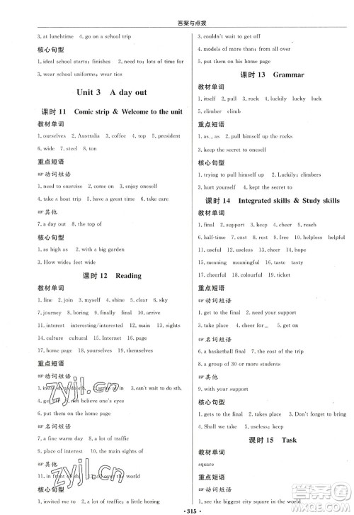 龙门书局2022启东中学作业本八年级英语上册YL译林版连云港专版答案 龙门书局2022启东中学作业本八年级英语上册YL译林版连云港专版答案