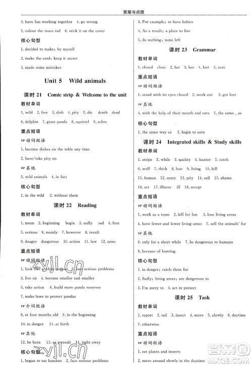 龙门书局2022启东中学作业本八年级英语上册YL译林版连云港专版答案 龙门书局2022启东中学作业本八年级英语上册YL译林版连云港专版答案