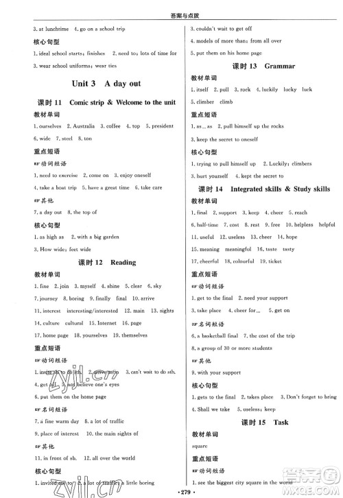 龙门书局2022启东中学作业本八年级英语上册YL译林版苏州专版答案 龙门书局2022启东中学作业本八年级英语上册YL译林版苏州专版答案