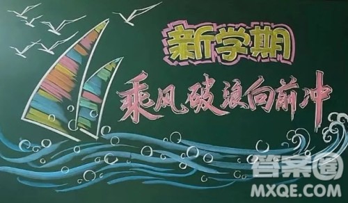 2022开学迎新黑板报图片简洁  关于2022开学迎新黑板报的图片