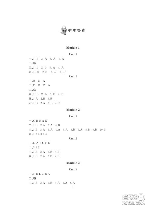 大连理工大学出版社2022学案三年级英语外研版上册答案