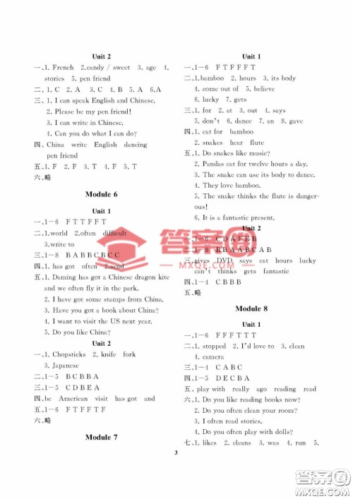 大连理工大学出版社2022秋学案六年级英语外研版上册答案 大连理工大学出版社2022秋学案六年级英语外研版上册答案