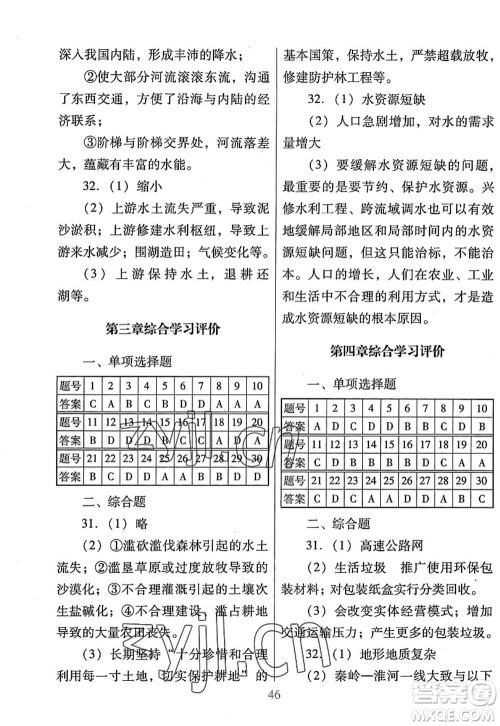 广东教育出版社2022南方新课堂金牌学案八年级地理上册粤人民版答案 广东教育出版社2022南方新课堂金牌学案八年级地理上册粤人民版答案