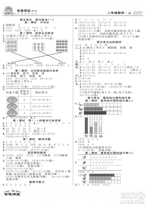 云南科技出版社2022秋智慧课堂同步讲练测数学二年级上册JJ冀教版答案 云南科技出版社2022秋智慧课堂同步讲练测数学二年级上册JJ冀教版答案