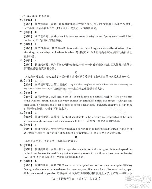 河南省六市2022-2023学年高三年级TOP二十名校九月摸底考试高三英语试卷及答案