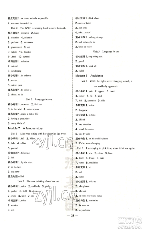安徽教育出版社2022秋季点拨训练八年级上册英语人教版安徽专版参考答案 安徽教育出版社2022秋季点拨训练八年级上册英语人教版安徽专版参考答案