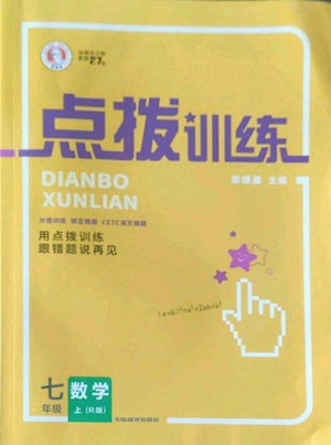 吉林教育出版社2022秋季点拨训练七年级上册数学人教版参考答案