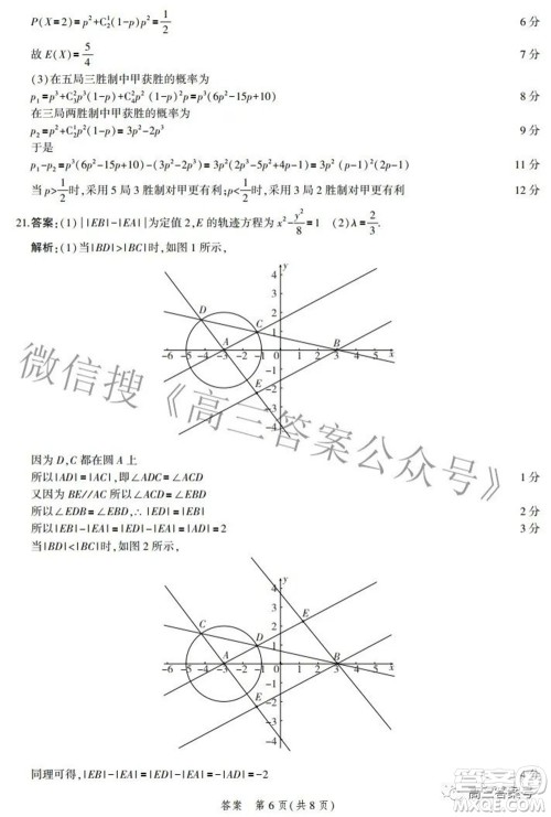 2023届河北省示范性高中高三年级调研考试数学试题及答案 2023届河北省示范性高中高三年级调研考试数学试题及答案