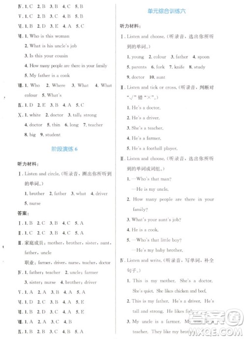 人民教育出版社2022秋小学同步测控优化设计英语四年级上册增强版答案 人民教育出版社2022秋小学同步测控优化设计英语四年级上册增强版答案