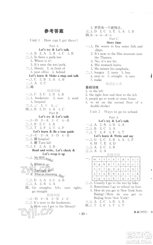 人民教育出版社2022胜券在握同步解析与测评课堂巩固练习六年级上册英语人教版重庆专版参考答案 人民教育出版社2022胜券在握同步解析与测评课堂巩固练习六年级上册英语人教版重庆专版参考答案